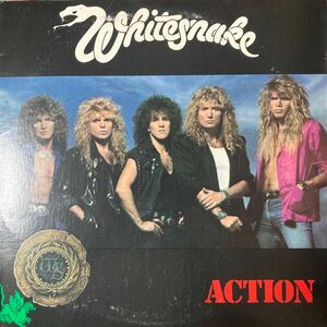 ホワイトスネイク WHITESNAKE / Action 洋楽 ROCK HEAVY METAL US PRESS BOOTLEG LP レコード ヘヴィメタル ブート盤 レア