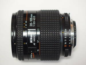 Nikon ニコン AF NIKKOR 28-105mm F3.5-4.5D 動作確認済ですが、カビ等あるためジャンク 