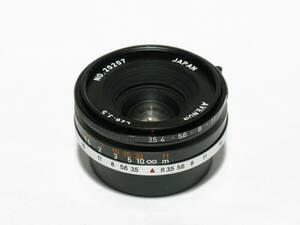 アベノン AVENON MC 28mm F3.5 ライカLマウント 2000年ミレニアム記念モデル ブラック 中古美品