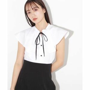 【JILL by JILLSTUART】ラッフルカラーシャツ