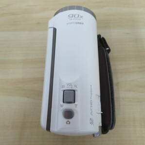 Panasonic HC-V360M パナソニック デジタルハイビジョンビデオカメラ ホワイト 通電動作確認済 現状品 激安1円スタートの画像7