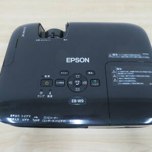 EPSON エプソン EB-W9 H374D 3LCD プロジェクター 付属品付 簡易動作確認済 激安1円スタートの画像6