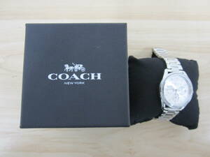 COACH NEW YORK 腕時計 クロノグラフ コーチ CA.129.7.14.1669S 不動品 激安1円スタート