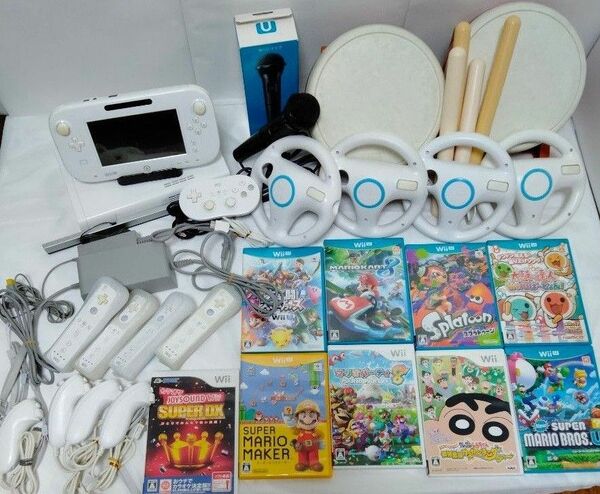 WiiU　小さなお子さんと4人で一緒に楽しめる　豪華セット