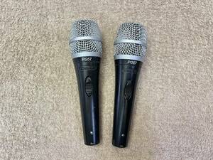 ( used 2 pcs set )SHURE( Sure -) PG57 electrodynamic microphone 