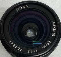 ＃2413 Nikon/ニコン NIKKOR 28mm 1:2.8 レンズ_画像7