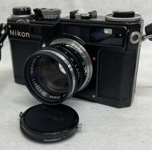 #2401 NIKON/ニコン SP ボディ レンジファインダー ブラック NIKKOR-S 1:1.4 f=5cm レンズ 日本光学/NIPPON KOGAKU TOKYO シャッター ○