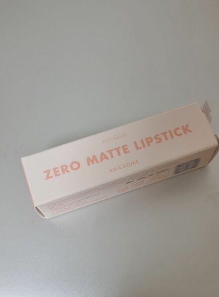 rom&nd zero matte lipstick #06 awesome 