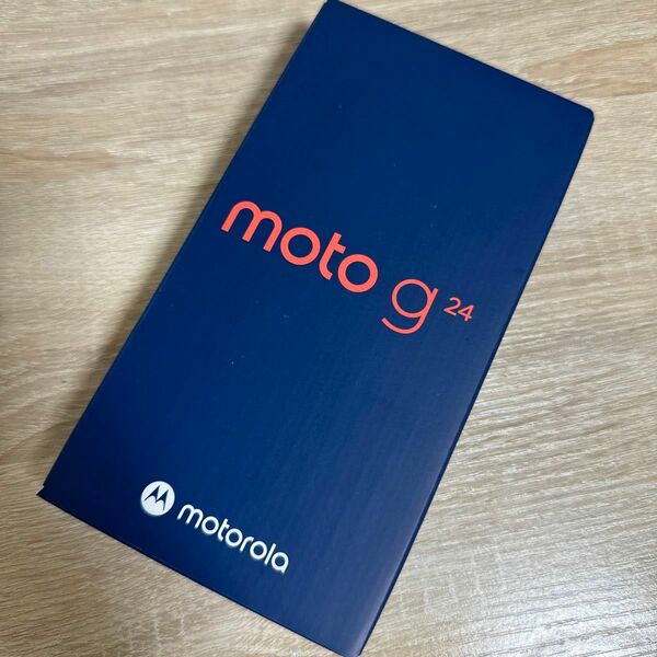 未使用 モトローラ moto g24 マットチャコール 8GB/128GB Android14