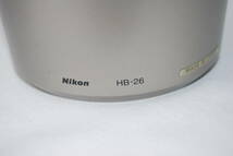 ★実用良品★ Nikon ニコン レンズフード HB-26 シルバー / 70-300mm F4-5.6 G用 #C-064_画像2