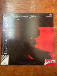 Johnny ハイウェイダンサー LP 帯付 特製ハンカチ付 横浜銀蝿