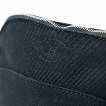 【HERMES】エルメス　ポーチ　ボリード　美品　キャンバス　コットン_画像7