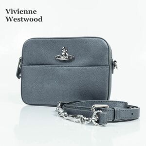 【Vivienne Westwood】ヴィヴィアンウエストウッド　ショルダーバッグ　オーブ　レザー　極美品