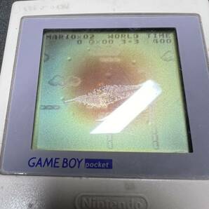 ゲームボーイポケット GAMEBOY Nintendo 任天堂 スーパーマリオランドソフト付きの画像2