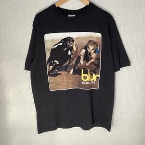  at that time thing 1994 Blur PARKLIFE Japan Tour buy goods Niceman made size L Vintage T-shirt 80s 90s lock Britain Alterna tib