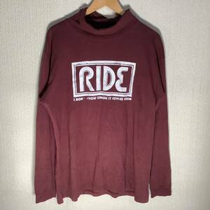 当時もの 1994 RIDE I Don't Know Where It Comes From 日本公演 ヴィンテージ Tシャツ 80s 90s ロック シューゲイザー オルタナティブ