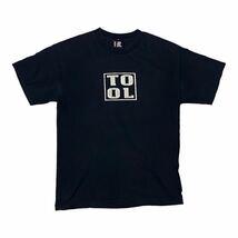 当時もの 1990s TOOL ボックスロゴ GIANT製 サイズL 80s 90s ヴィンテージ Tシャツ ロック オルタナティブ_画像1