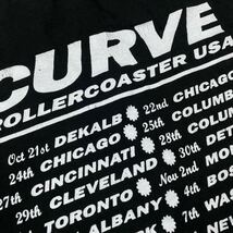 当時もの 1992 CURVE Rollercoaster USA Tour Hanes サイズXL 80s 90s ヴィンテージ Tシャツ ロック オルタナティブ_画像7