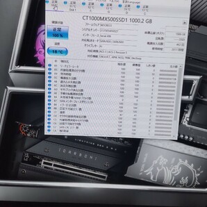 SSD 内蔵 NVMe SATA ssd6個の計7TB WD SN850 1TB SN550 1TB Samsung 960PRO 1TB crucial MX300 2TBと1TB MX500 1TBの画像2