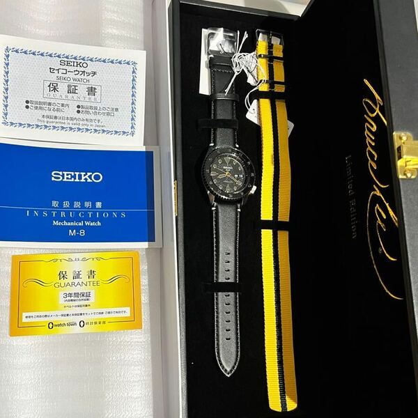 新品未使用Seiko 5 Sports SBSA239 ブルース・リー コラボ限定　セイコー ブルース リー セイコーファイブスポーツ BRUCE LEE