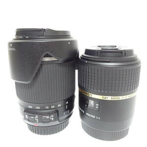 キャノン EX AUTO フィルム一眼カメラ タムロン 60mm 18-200mm レンズ 動作未確認 ジャンク品 80サイズ発送 KK-2680926-207-mrrzの画像8