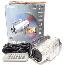 キャノン IVIS HV20 HDビデオカメラ Canon 動作未確認 ジャンク品 80サイズ発送 KK-2706936-276-mrrz_画像1