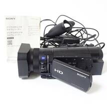 ソニー Handycam HDR-CX900 デジタルビデオカメラ他 14年製 SONY 通電確認済 使用感有 60サイズ発送 KK-2640470-302-mrrz_画像1