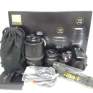 ニコン D5300 デジタル一眼カメラ レンズ アクセサリー 箱 おまとめセット Nikon 通電確認済 100サイズ発送 KK-2688660-283-mrrz