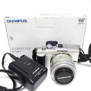  Olympus PEN E-PL1 digital camera 14-42mm 1:3.5-5.6 lens OLYMPUS operation not yet verification junk 80 size departure KK-2748646-287-mrrz