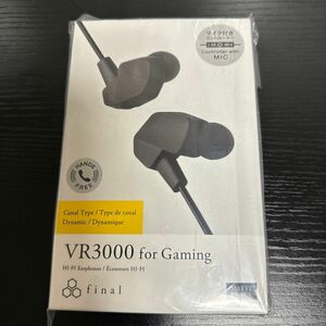 【新品】イヤホン VR3000 for Gaming FI-VR3DPLMB【お得】