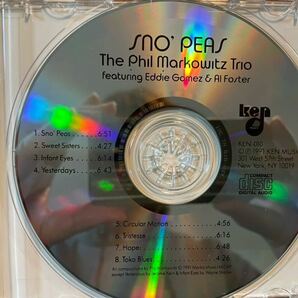 CD PHIL MARKOWITZ TRIO / SNO PEASの画像2