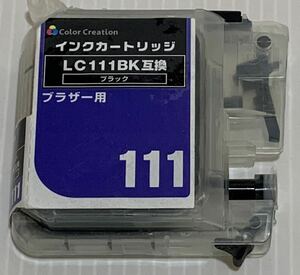 即決 送料120円 ブラザー互換インク LC111BK ブラック 1個