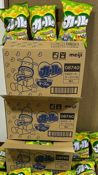 チーズ味　カール　10袋セット！　meiji ご当地お菓子　西日本限定 