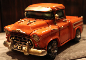 1 иен american retro style Chevrolet грузовик pick up украшение произведение искусства american интерьер дисплей копилка монета банк 
