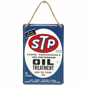 1 jpy new goods american oil Company STP oil can plate garage ornament signboard american interior en Boss autograph 