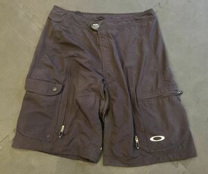 90s Oakley Y2K Cargo Short black XLサイズ　オークリー ハーフパンツ ショートパンツ カーゴパンツ アウトドア 