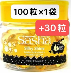 【♪SALE♪】サーシャ　イエロー　100粒（袋入）+30粒 Sasha ヘアビタミン　 サシャ　a