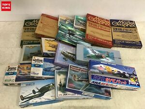 1円〜 同梱不可 ジャンク 1/72等 P-51D ムスタング、ANAポケモンジェット BOEING 747-400D 他