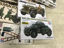 1円〜 同梱不可 ジャンク 1/35等 U.S.ジープウイリスMB、ドイツ4輪装甲偵察車 Sd.Kfz.222 他_画像4