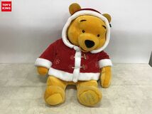 1円〜 同梱不可 ジャンク ディズニー クマのプーさん メリークリスマス 2003 ぬいぐるみ_画像1