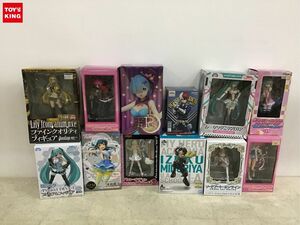 1円〜 同梱不可 ジャンク プレミアムフィギュア等 初音ミク、這いよれ!ニャル子さん、生徒会の一存 他