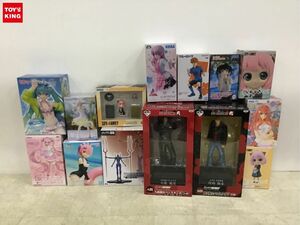 1円〜 同梱不可 ジャンク Q posket等 SPY×FAMILY、五等分の花嫁、ブルーロック、クローズ&WORST 他