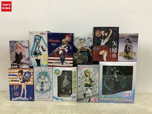 1円〜 同梱不可 ジャンク プレミアムフィギュア 他 初音ミク、艦これ、ゴールデンカムイ、推しの子 等