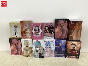 1円〜 同梱不可 ジャンク EXQフィギュア等 ソードアートオンライン、デート・ア・ライブ、鬼滅の刃 他