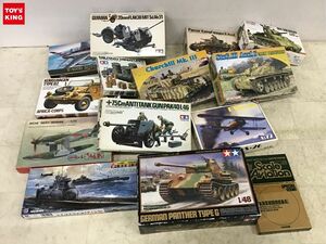 1円〜 同梱不可 ジャンク 1/76等 M4A3 105mm榴弾砲、ドイツ 75mm対戦車砲 他