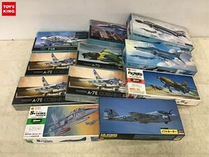 1円〜 同梱不可 ジャンク 1/72等 TA-4J スカイホーク トレーナー、A-6E イントルーダー 他