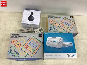 1円〜 同梱不可 ジャンク Wii U 本体、スーパーファミコン 本体 他