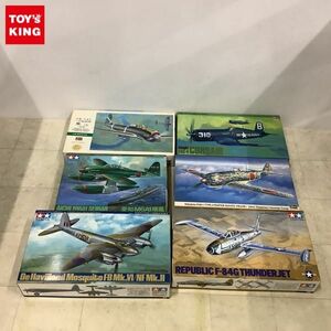 1円〜 タミヤ 1/48リパブリック F-84G サンダージェット、ハセガワ 1/48 ヴォート F4U-4 コルセア他