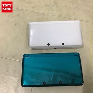 1円〜 箱無/動作確認/初期化済 ニンテンドー3DS 本体 CTR-001（JPN） アイスホワイト、アクアブルー