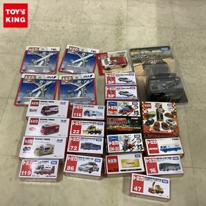 1円〜 訳あり ドリームトミカ 頭文字D AE86トレノ（藤原拓海）、トミカ メルセデス ベンツ ウニモグ 除雪仕様車、NHK中継トラック他の画像1